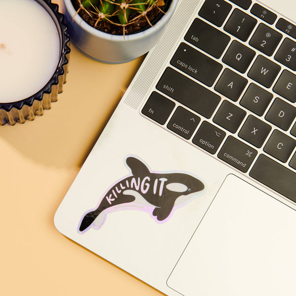 Killing It Orca Sticker - DIGS