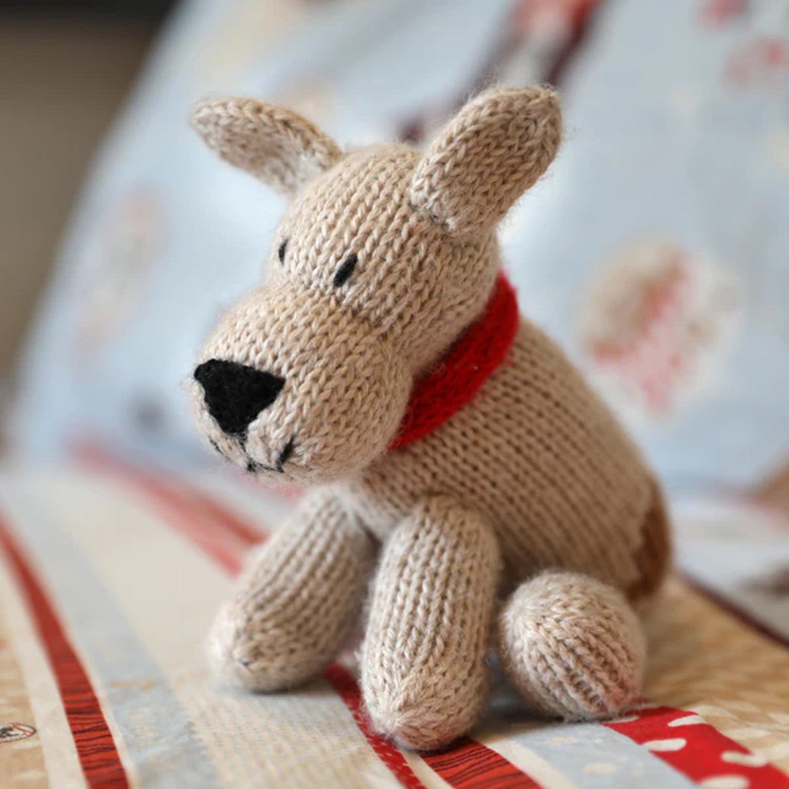 Knitted Dog Stuffed Animal - DIGS