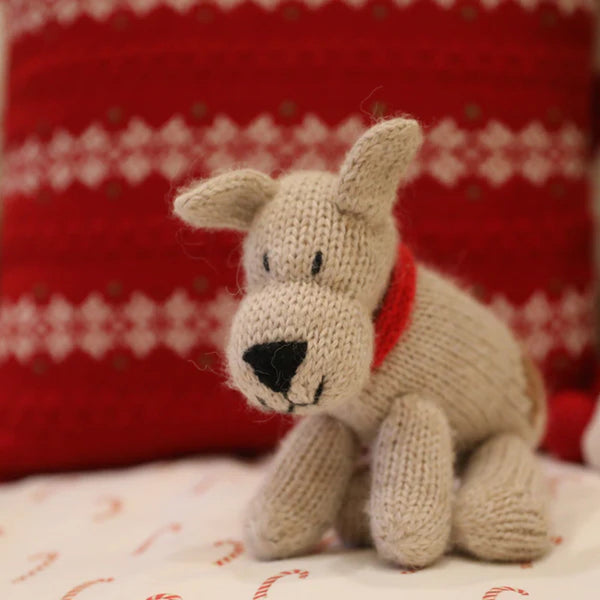 Knitted Dog Stuffed Animal - DIGS