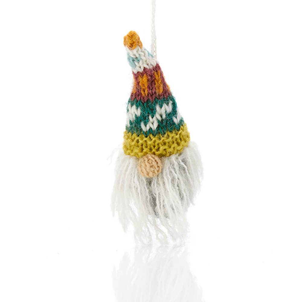 Knitted Gnome Ornament - DIGS
