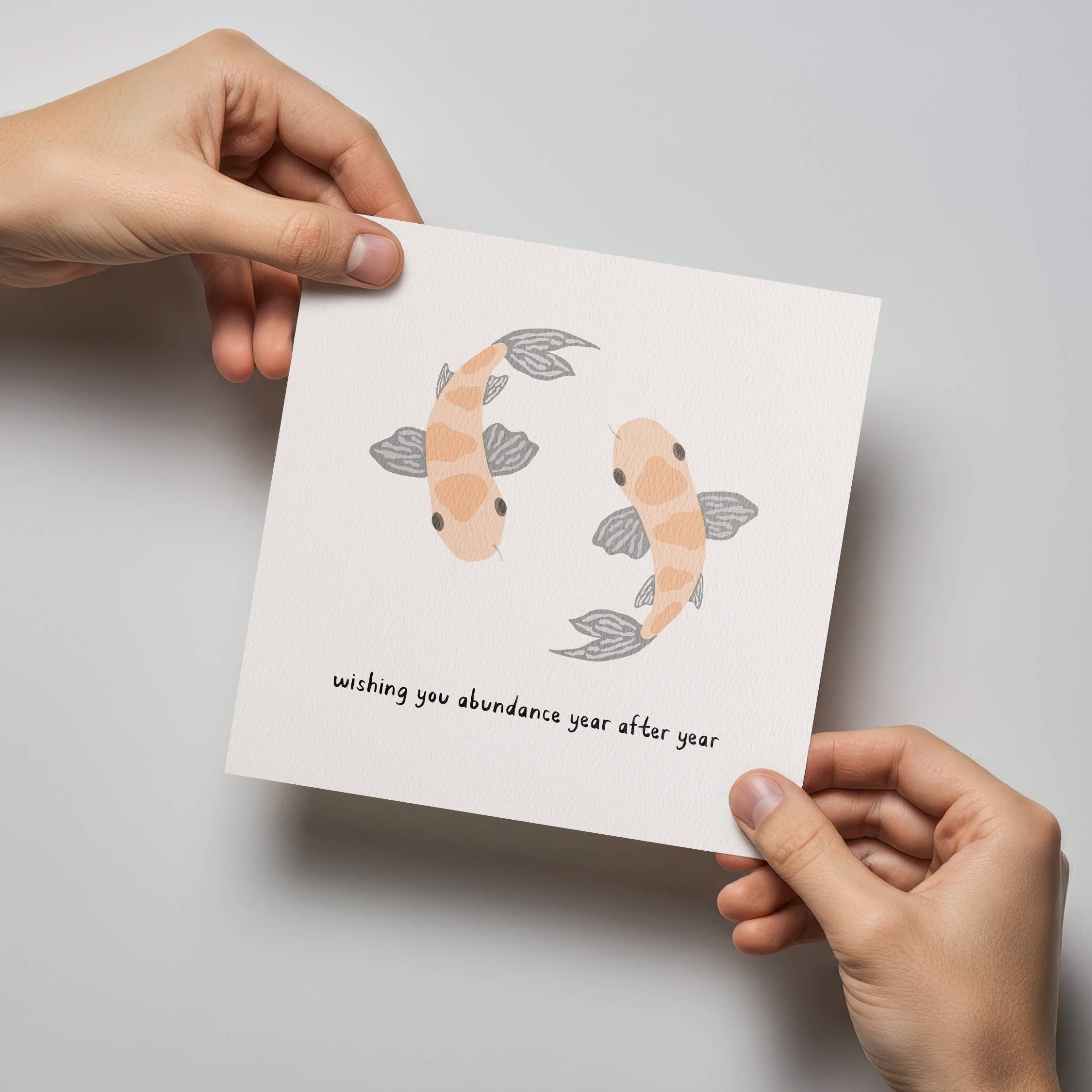 Koi Fish Lunar New Year Card - DIGS