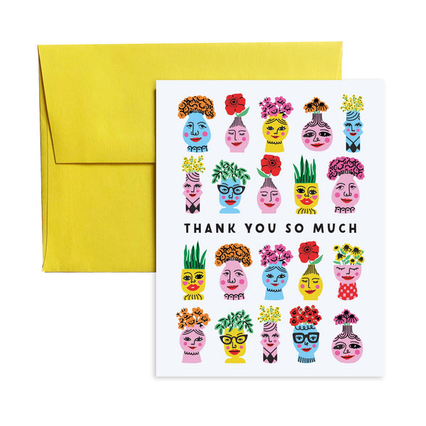 Lady Vases Thank You Card - DIGS