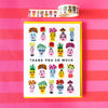 Lady Vases Thank You Card - DIGS