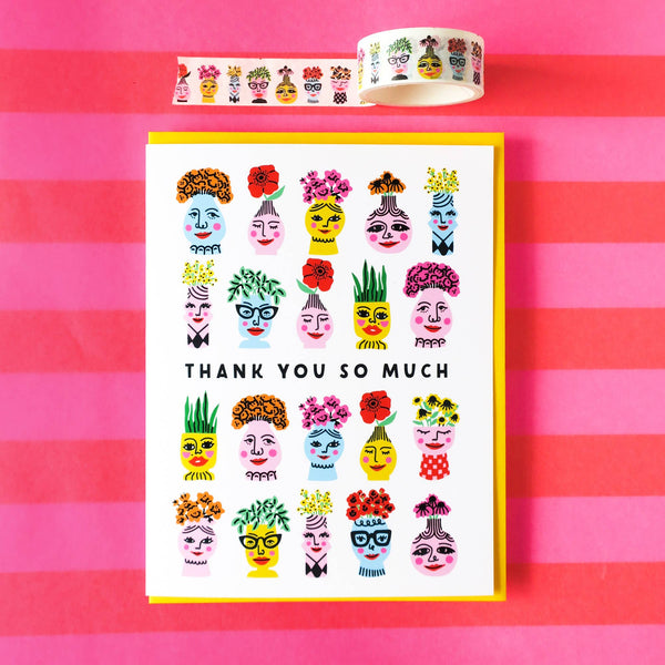 Lady Vases Thank You Card - DIGS