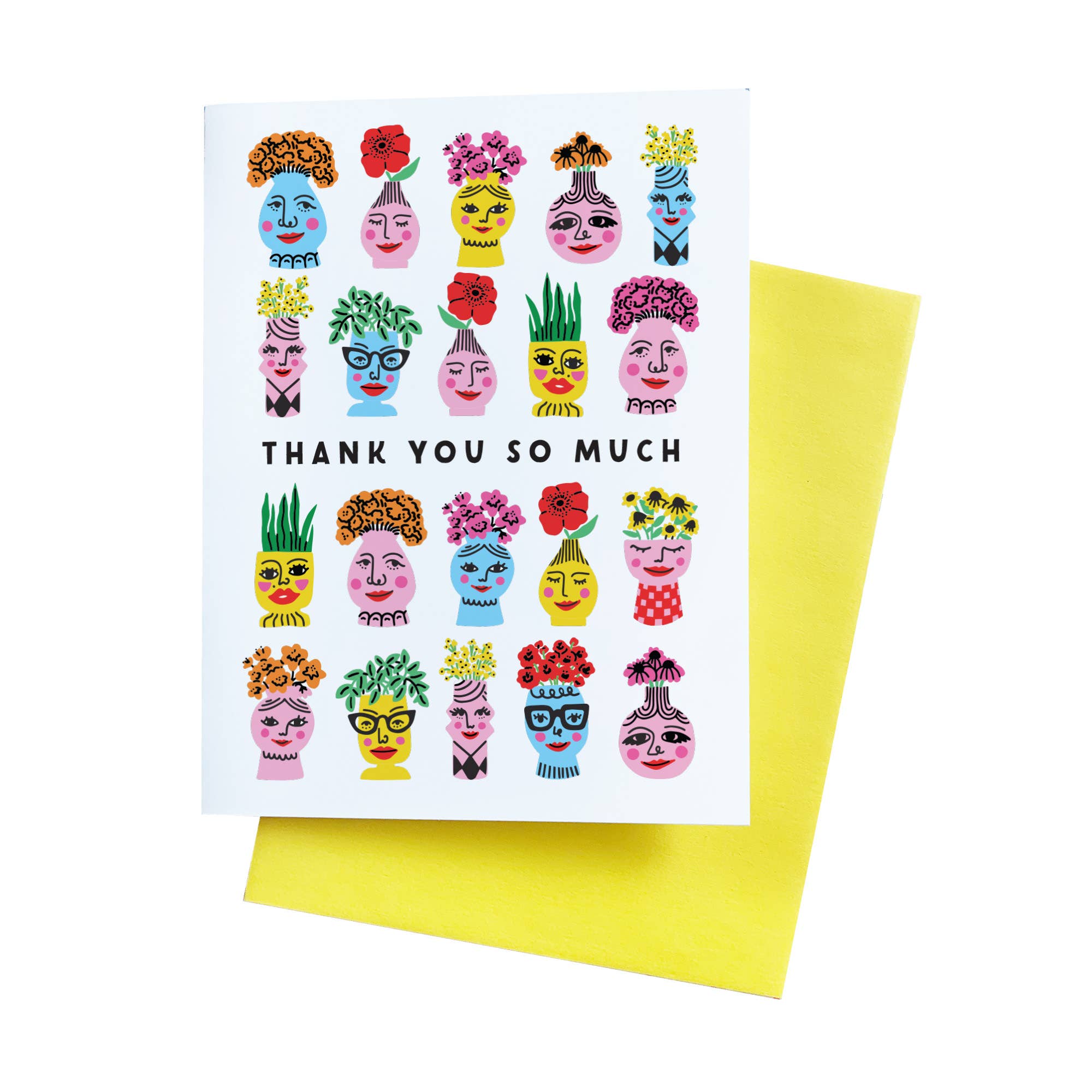 Lady Vases Thank You Card - DIGS