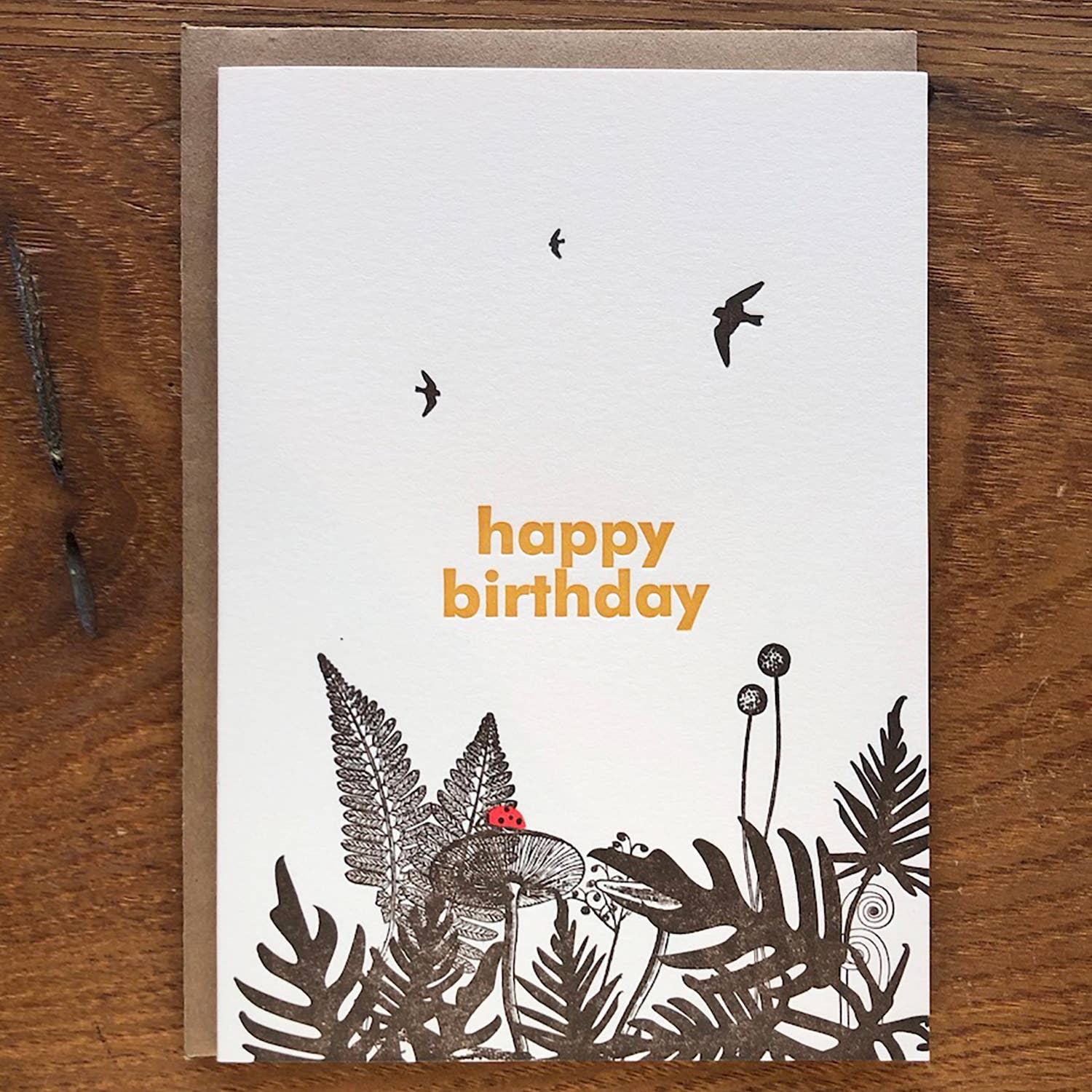 Ladybug Forest Birthday Card - DIGS