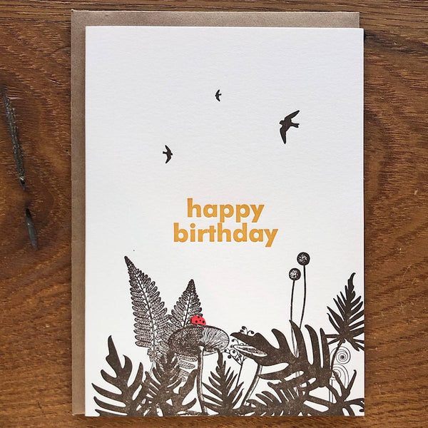 Ladybug Forest Birthday Card - DIGS