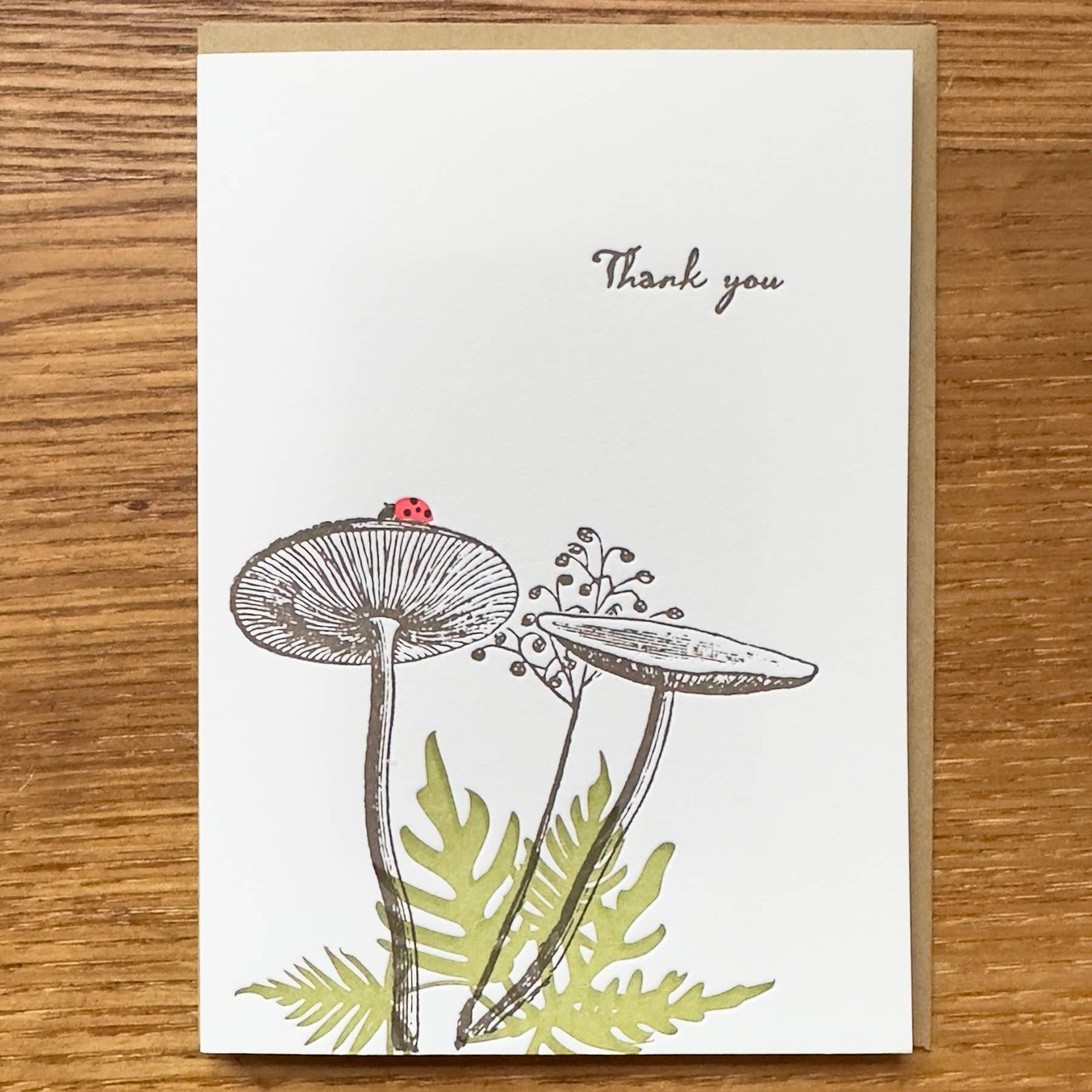 Ladybug Thank You Card - DIGS