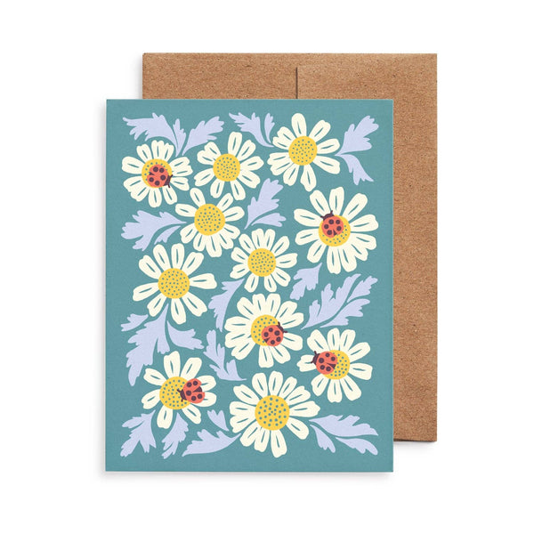 Ladybugs & Chamomile Card - DIGS