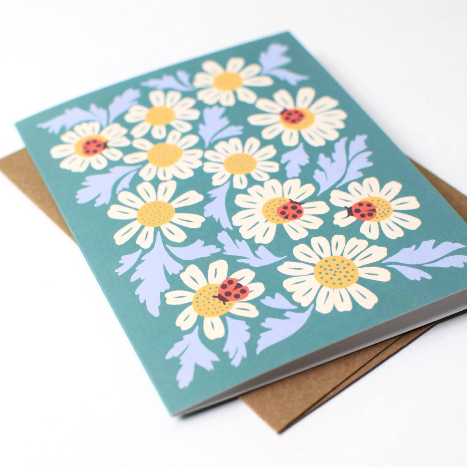 Ladybugs & Chamomile Card - DIGS