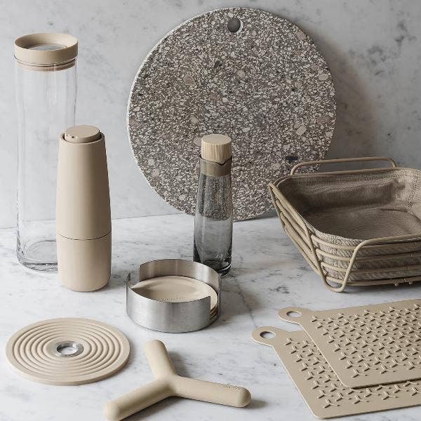 LARETO Coasters With Stainless Steel Holder - DIGS
