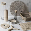 LARETO Coasters With Stainless Steel Holder - DIGS