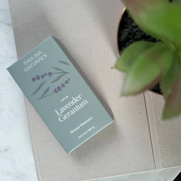 Lavender Geranium Shower Steamers - DIGS