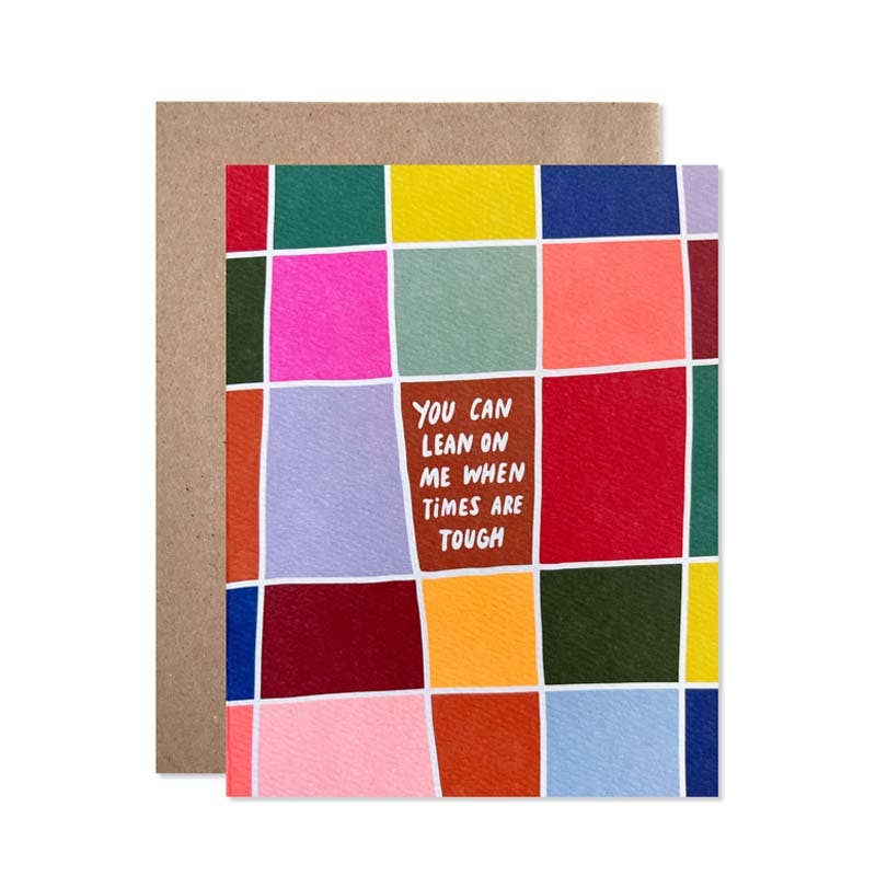 Lean on Me Encouragement Card - DIGS