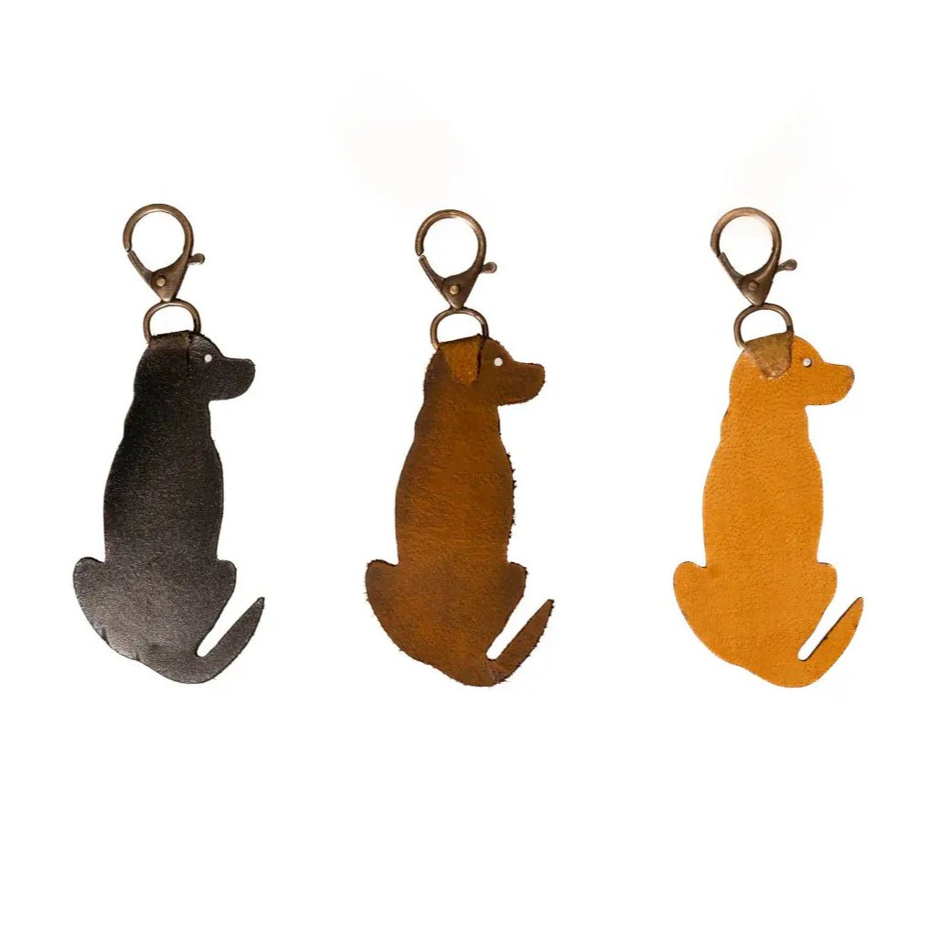 Leather Labrador Keychain - DIGS