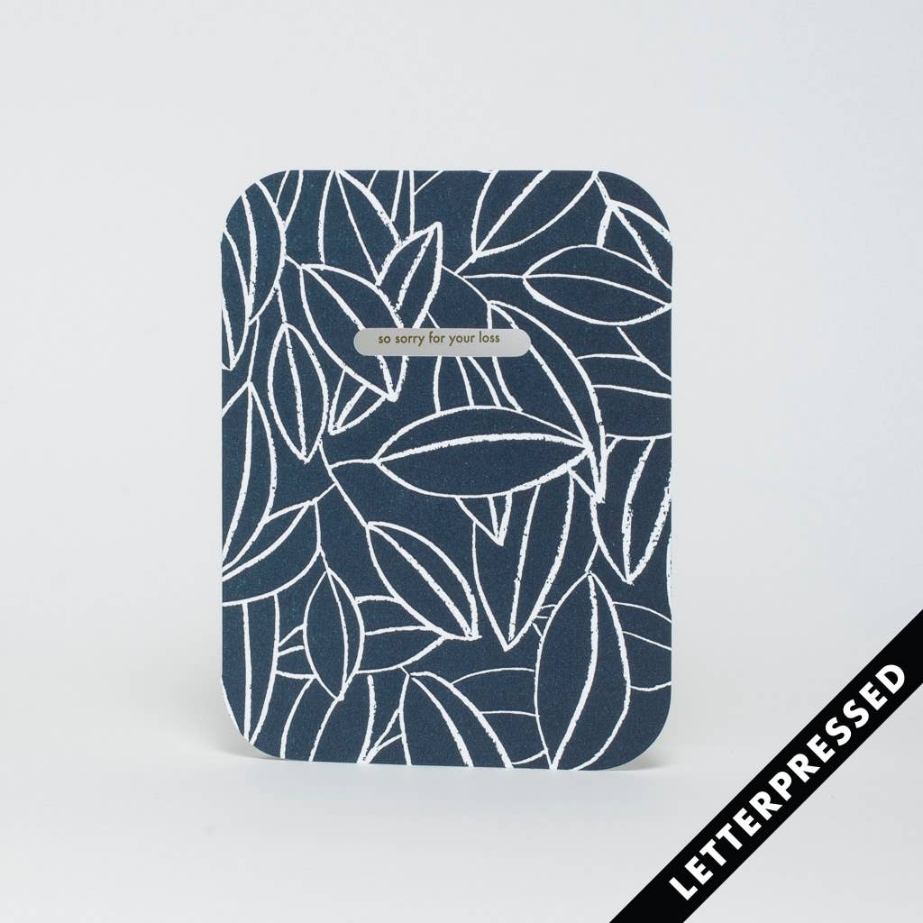 Leaves Sympathy Card - DIGS