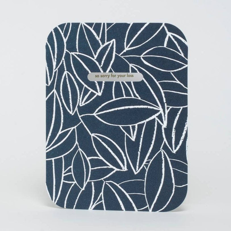 Leaves Sympathy Card - DIGS