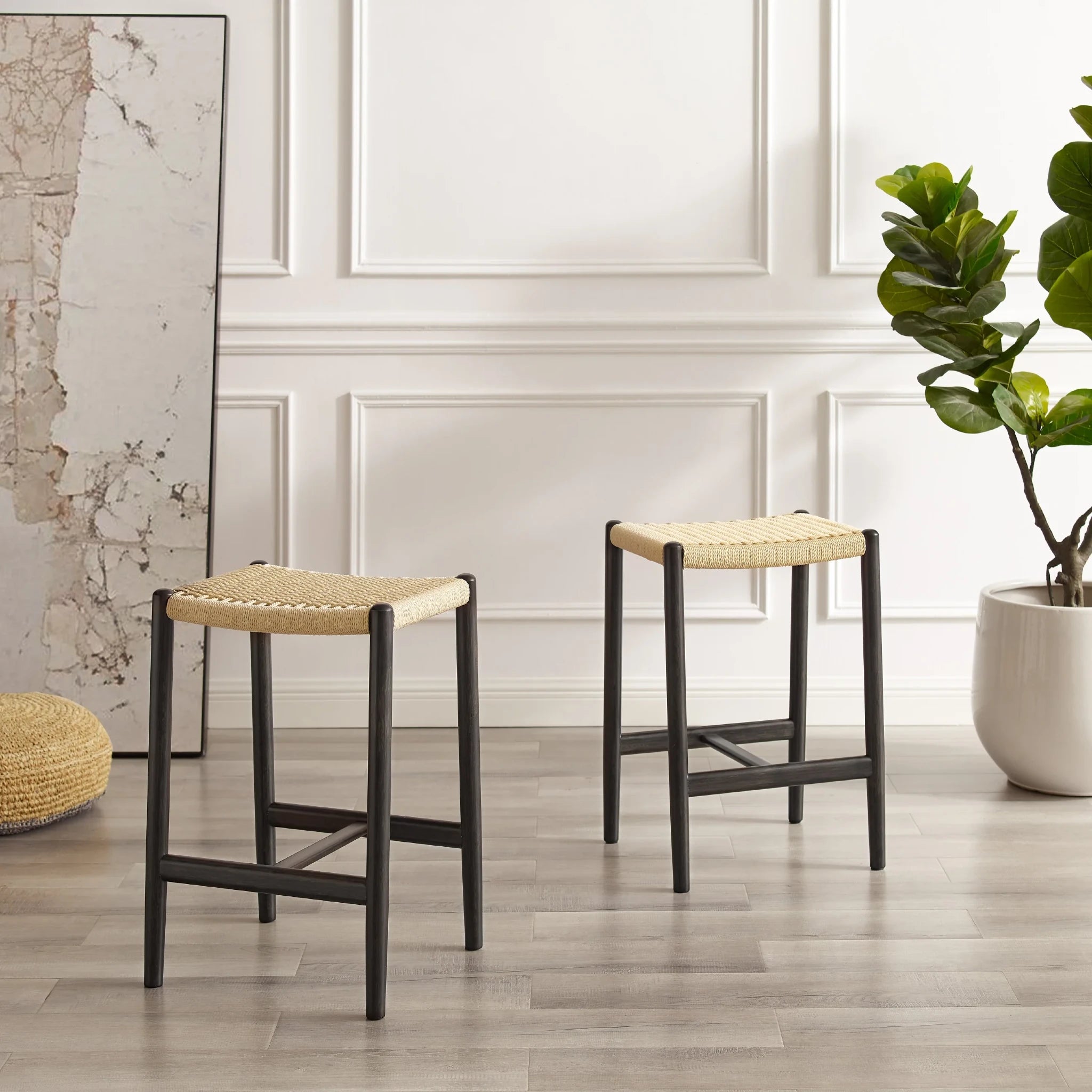 Leif Counter Stool, set of 2 - DIGS