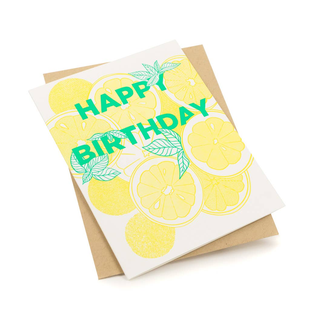 Lemons Birthday Card - DIGS