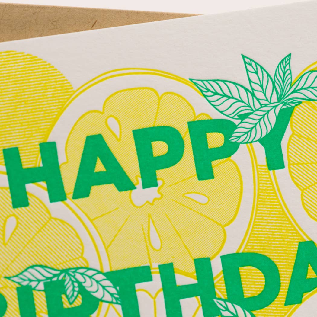 Lemons Birthday Card - DIGS