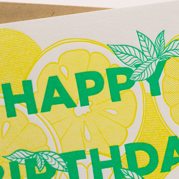 Lemons Birthday Card - DIGS