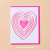 Let's Take a Nap Hearts Card - DIGS