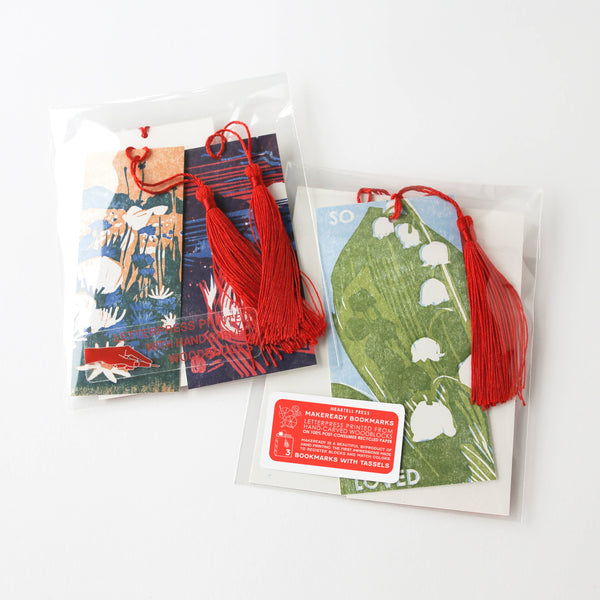 Letterpress Bookmarks Set - DIGS
