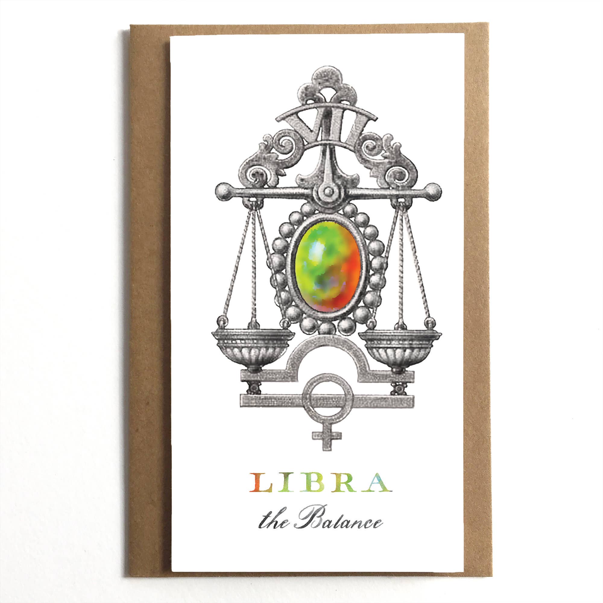 Libra the Balance Zodiac Card - DIGS