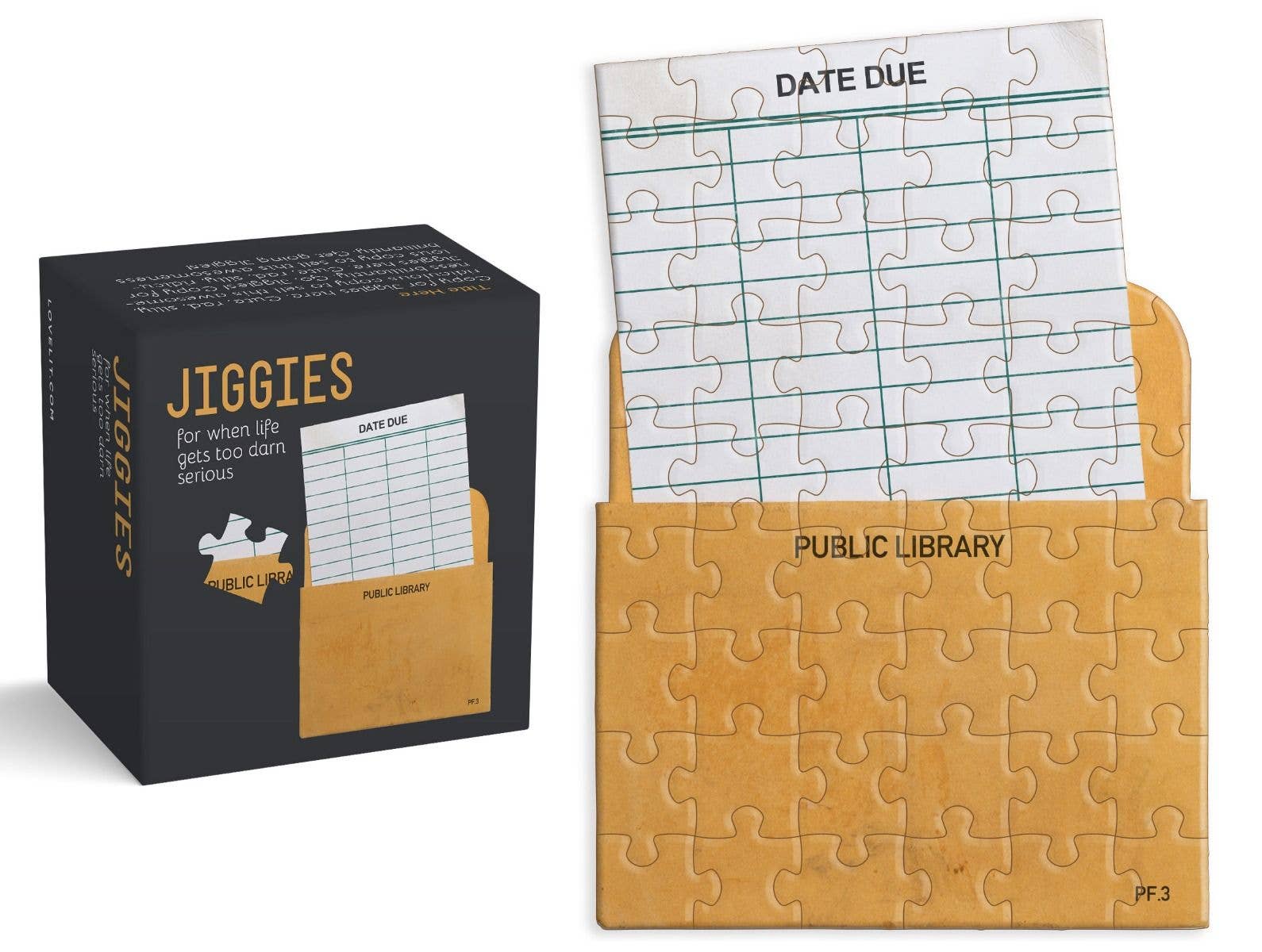 Library Card Jiggie Puzzle - DIGS