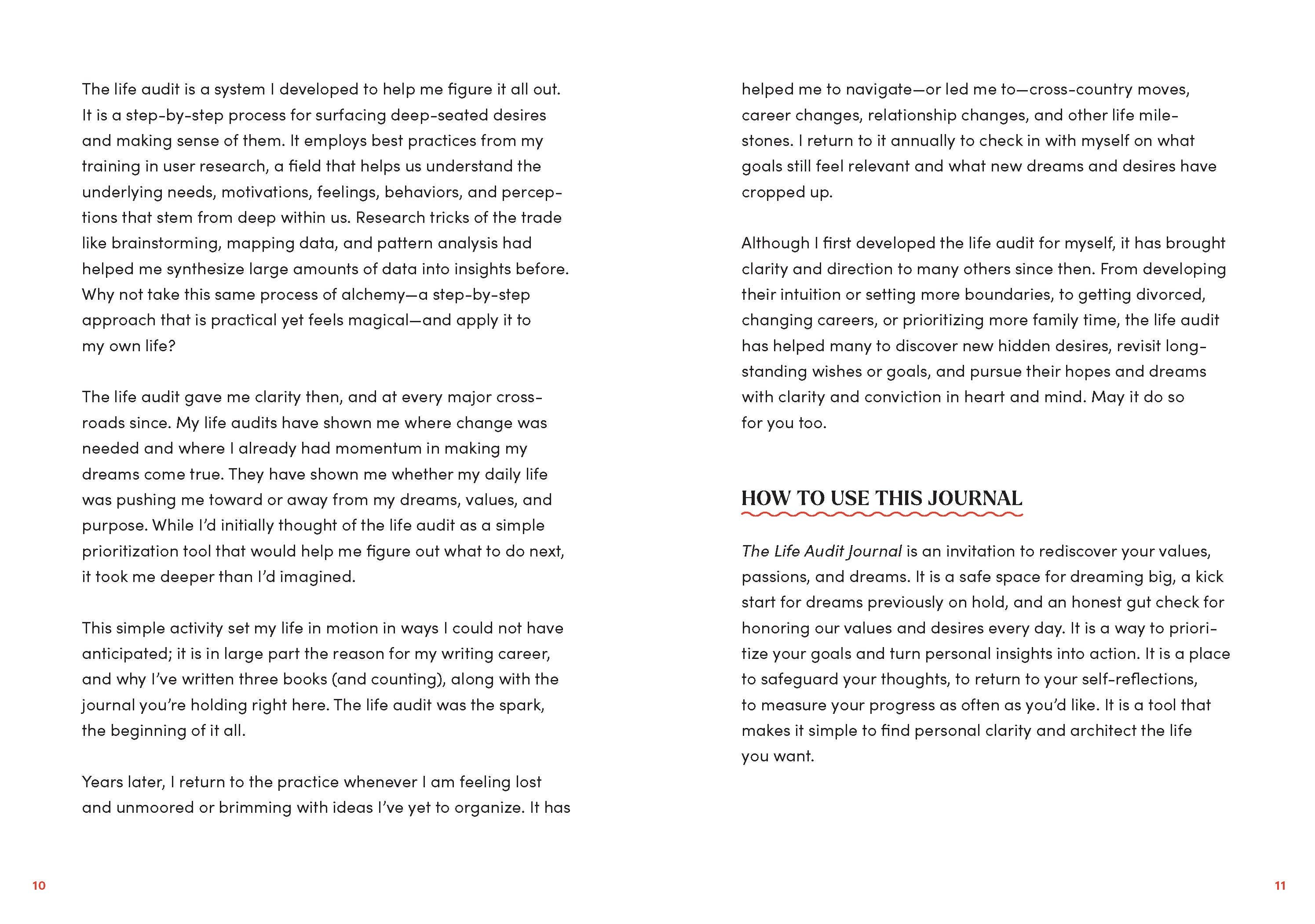 Life Audit Journal - DIGS