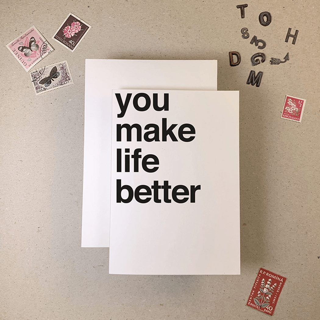 Life is Better Love Card - DIGS