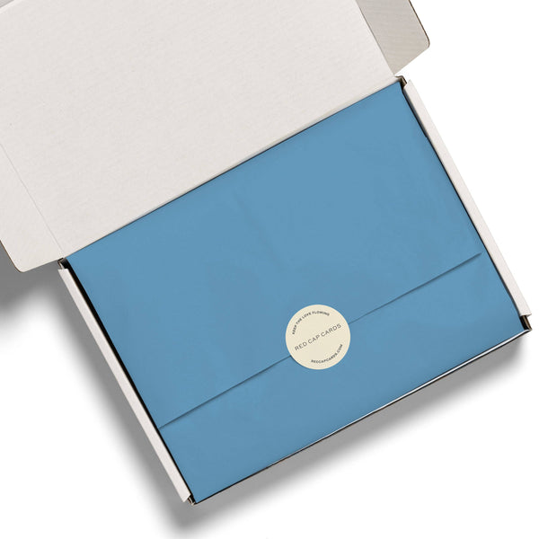 Light Blue Tissue Paper 8 Sheets - DIGS