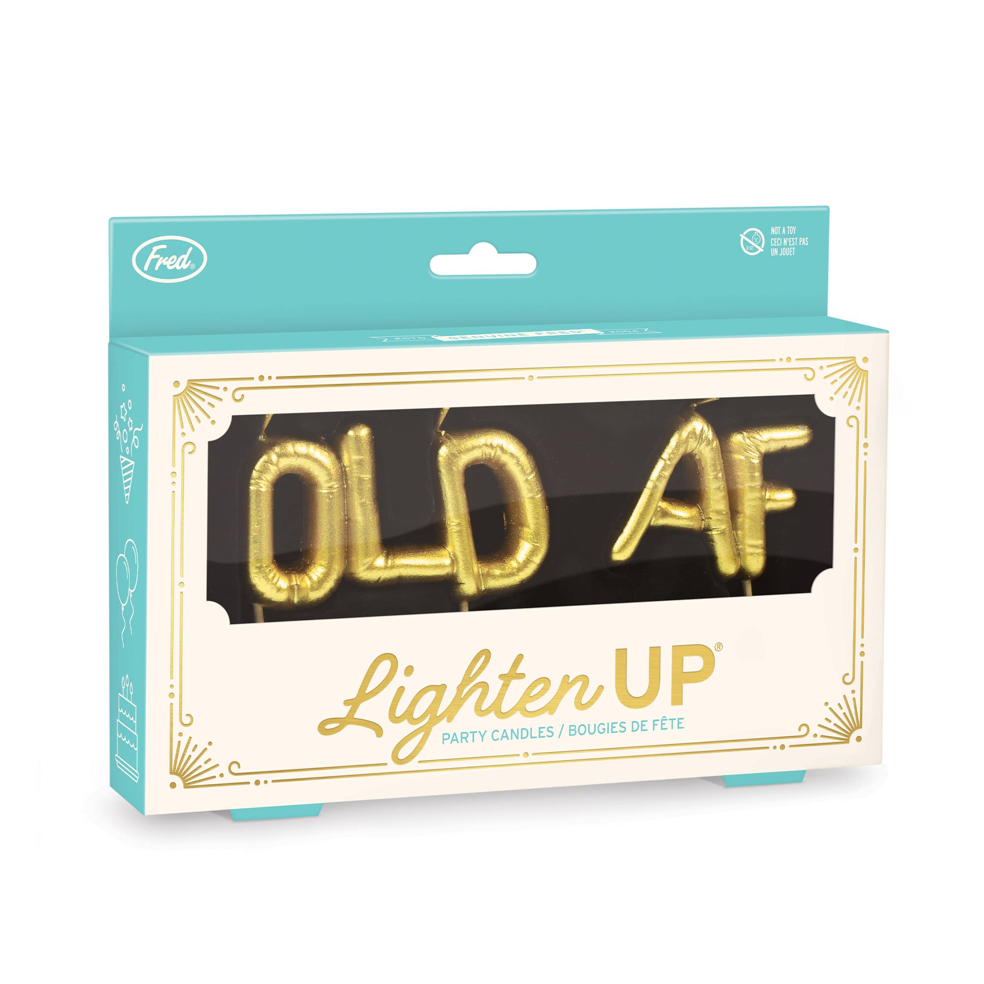 Lighten Up Birthday Party Candles: Old AF - DIGS