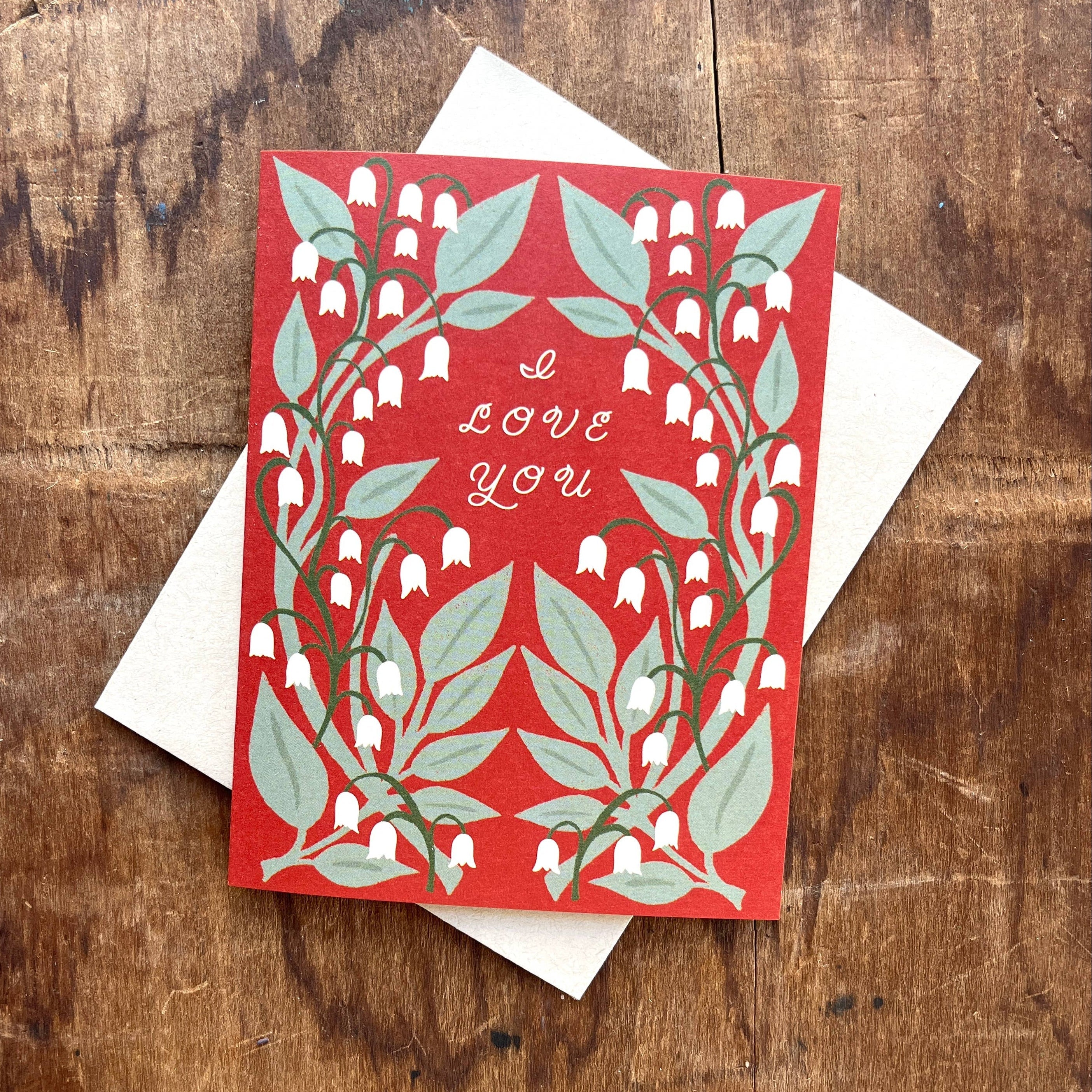 Lily of the Valley Love Card - DIGS