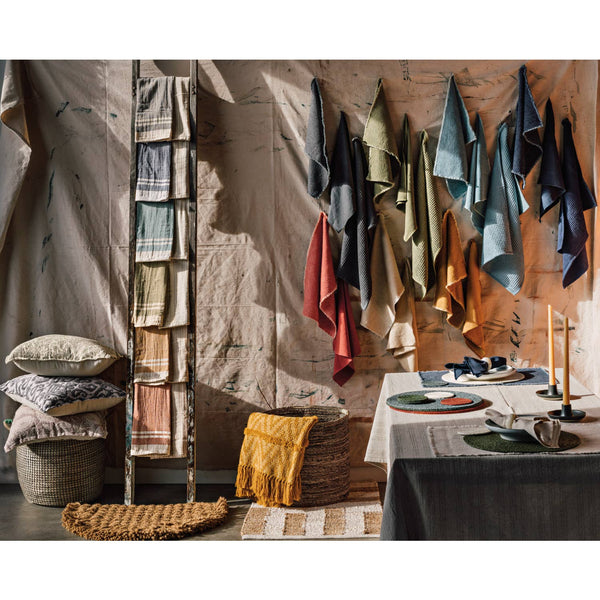 Linea Midnight Woven Dishtowels - DIGS