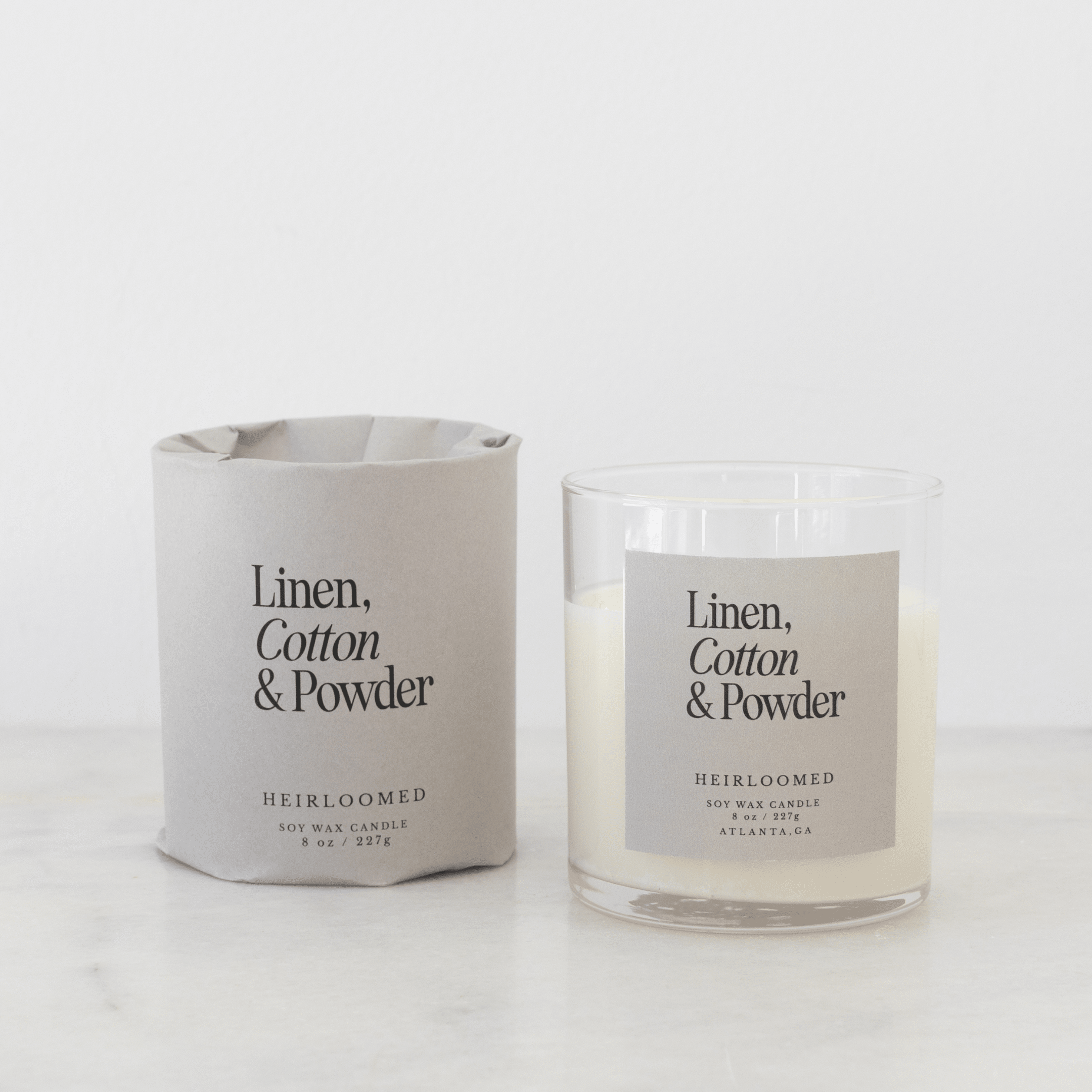 Linen, Cotton & Powder Candle - DIGS