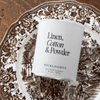 Linen, Cotton & Powder Candle - DIGS