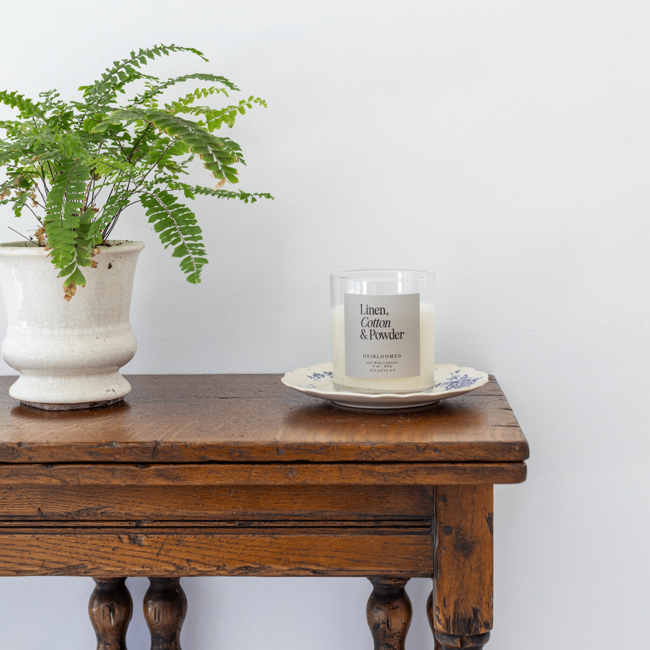 Linen, Cotton & Powder Candle - DIGS