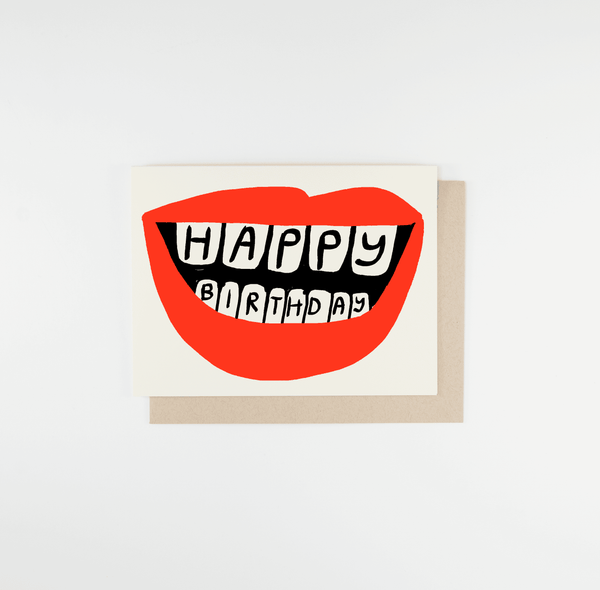 Lips Birthday Card - DIGS