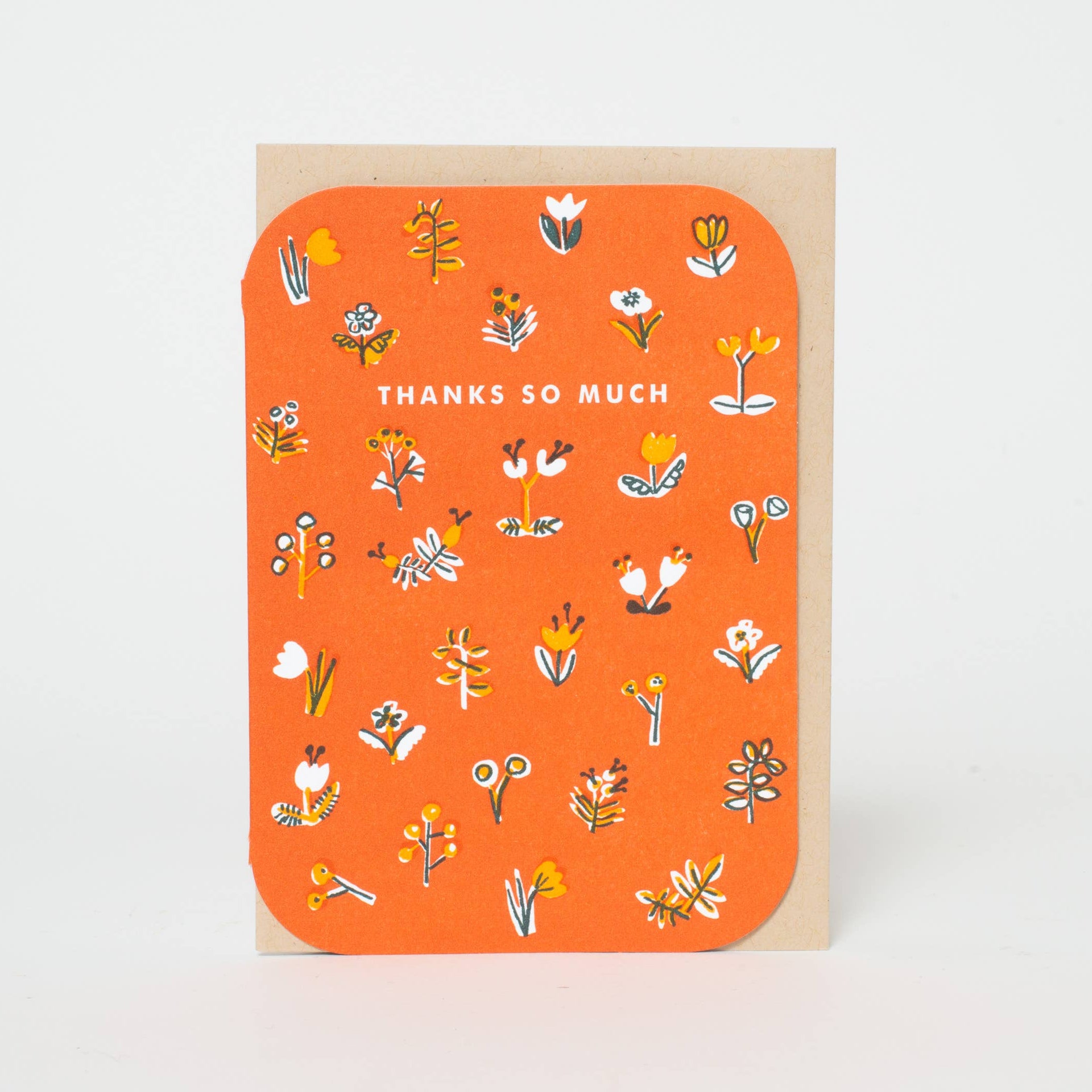 Little Flowers Thanks Mini Card - DIGS