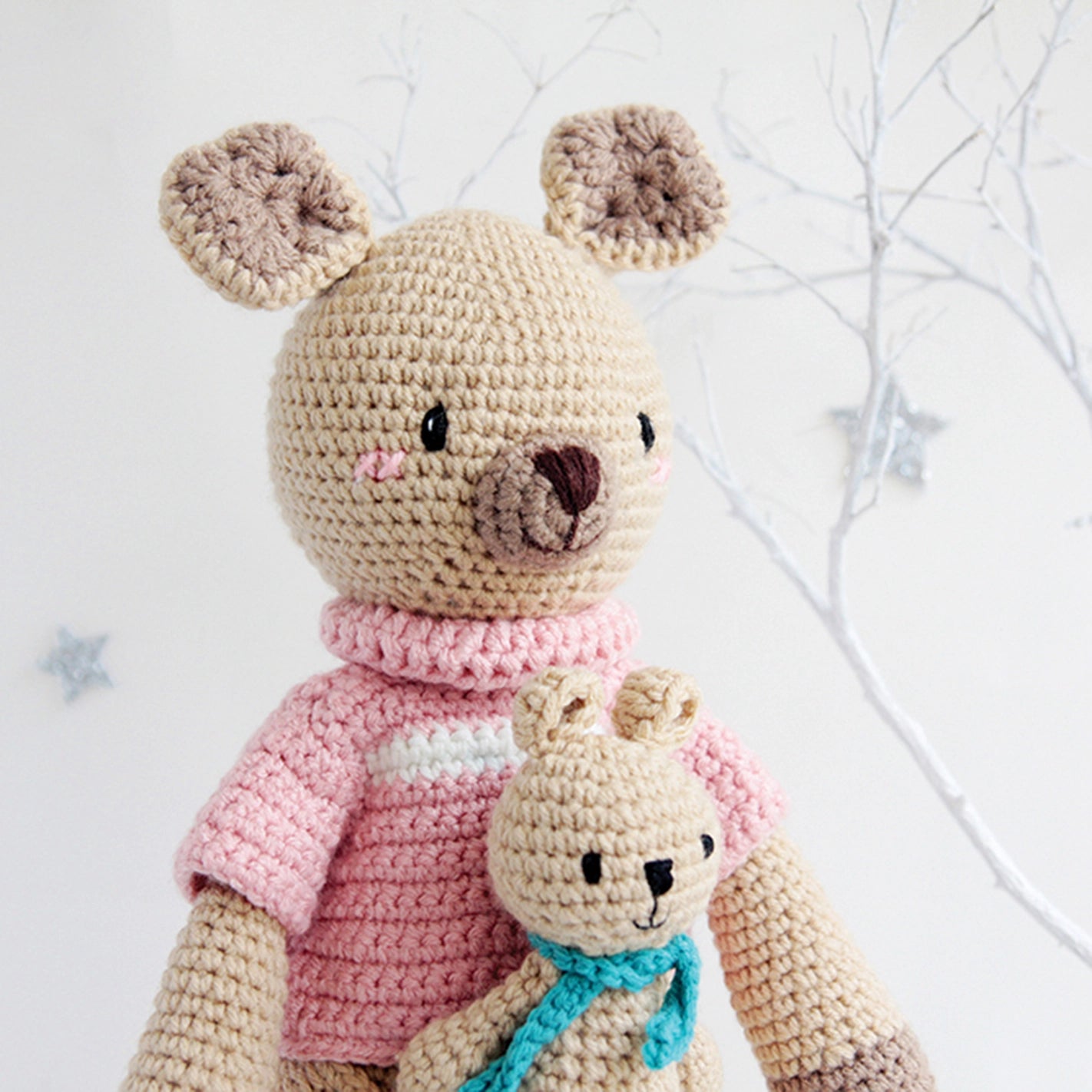 Little Knight Kangaroo Crochet Doll - DIGS