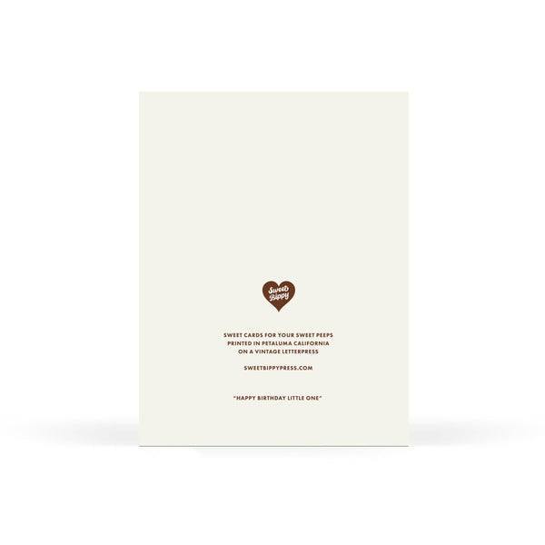 Little One Pooh Birthday Card - DIGS