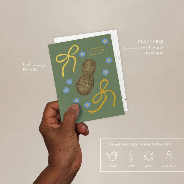 Little Peanut Baby Card - DIGS
