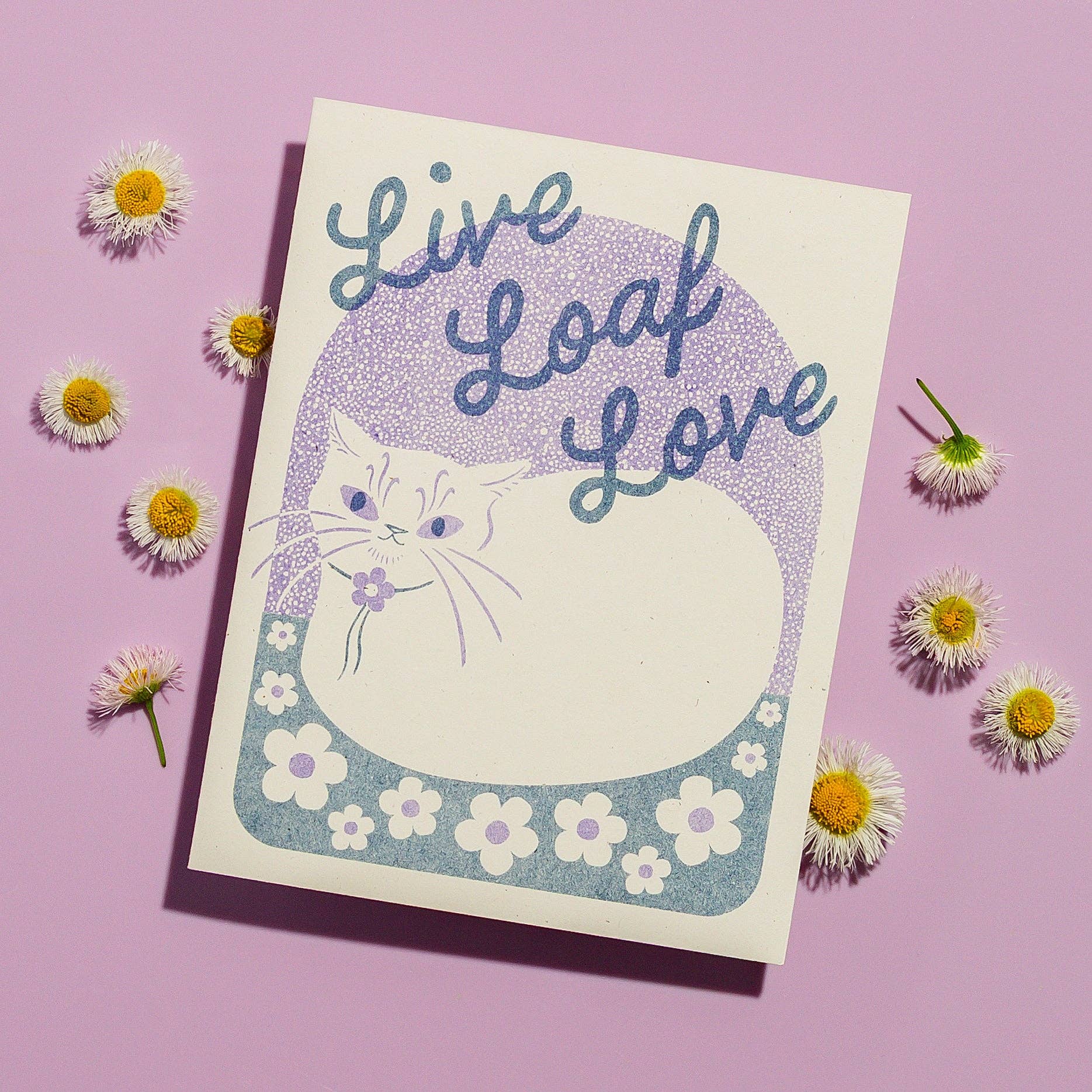 Live Loaf Love Cat Card - DIGS
