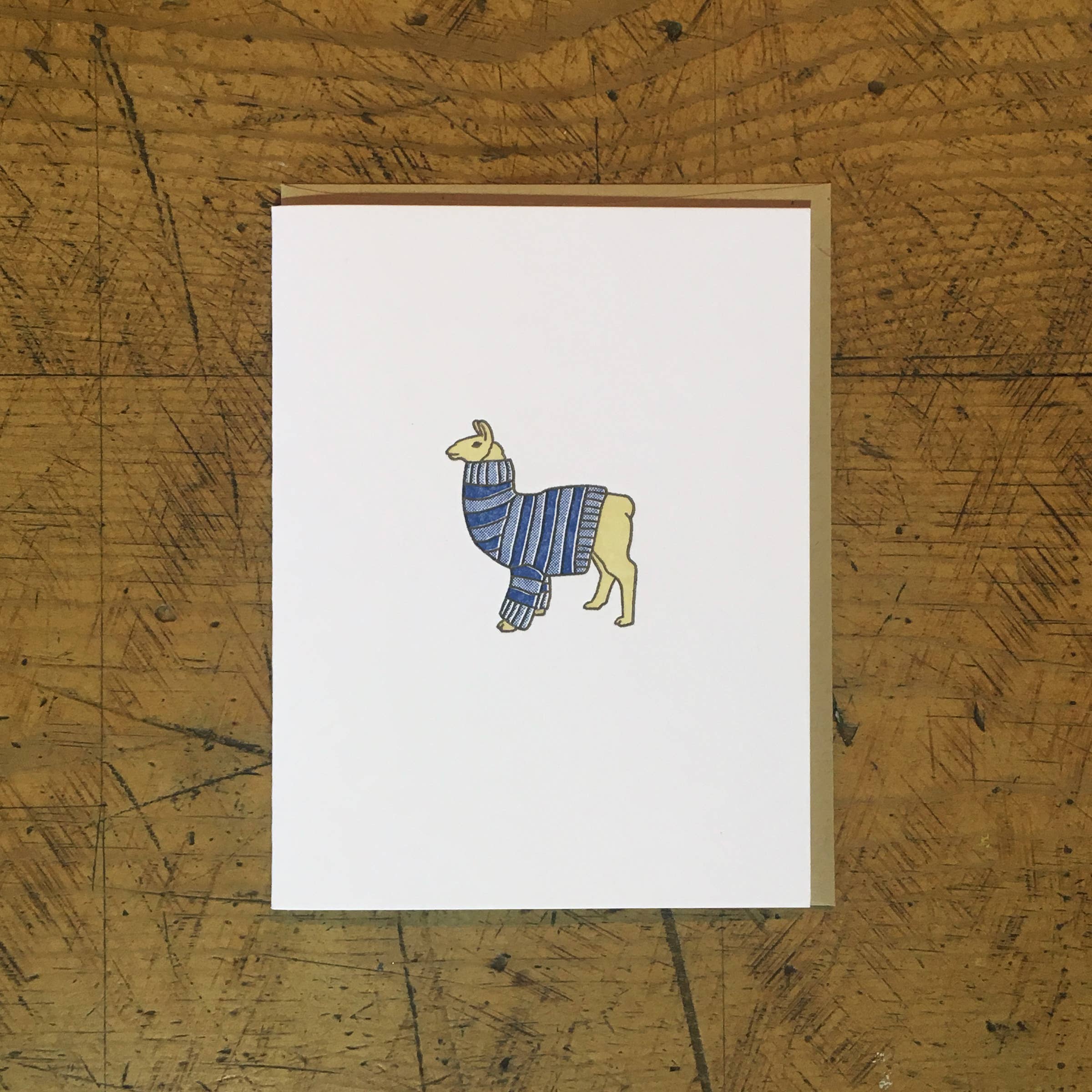 Llama Sweater Card - DIGS