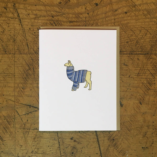 Llama Sweater Card - DIGS
