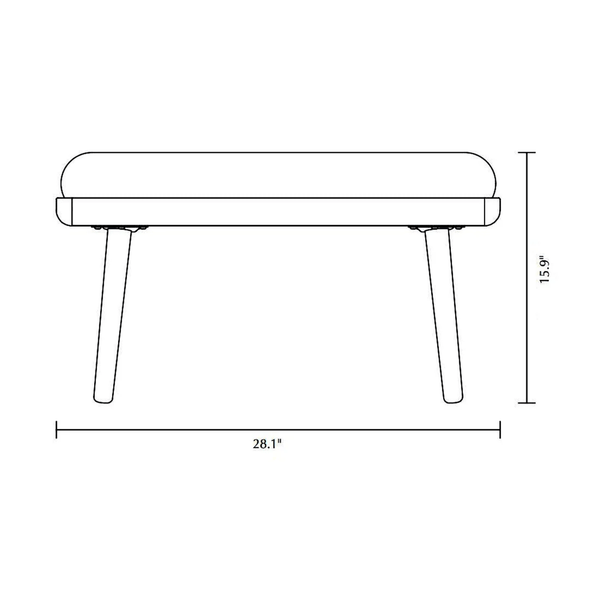 Lounge Around Shuffle Pouffe Ottoman - DIGS