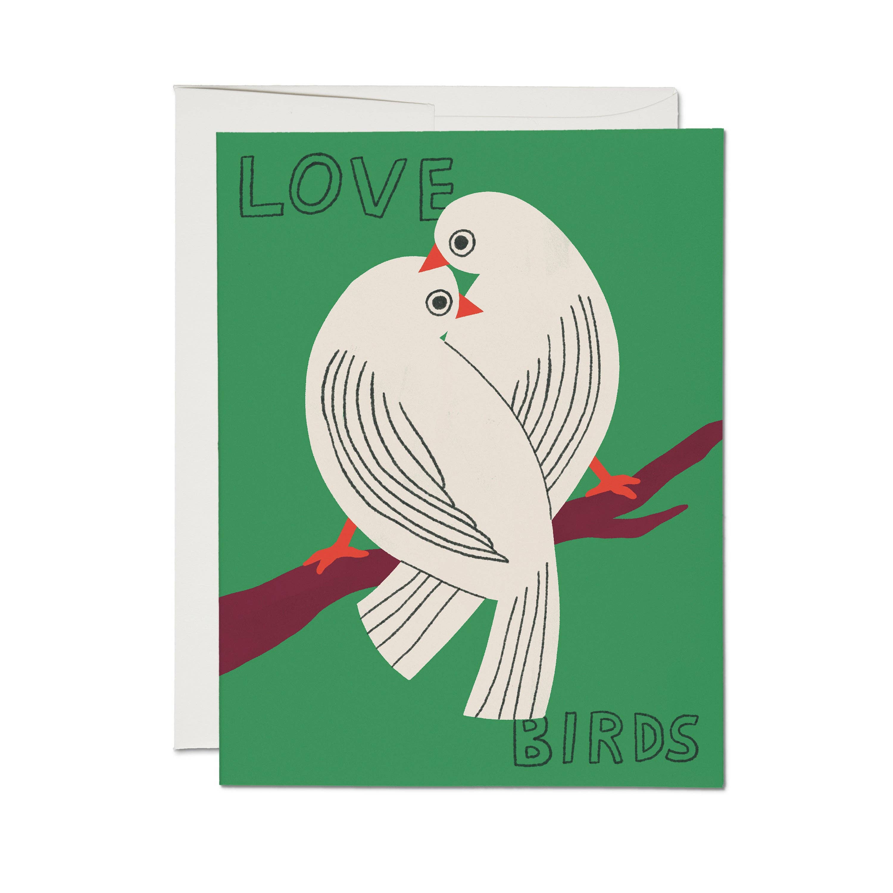 Love Birds Wedding Card - DIGS