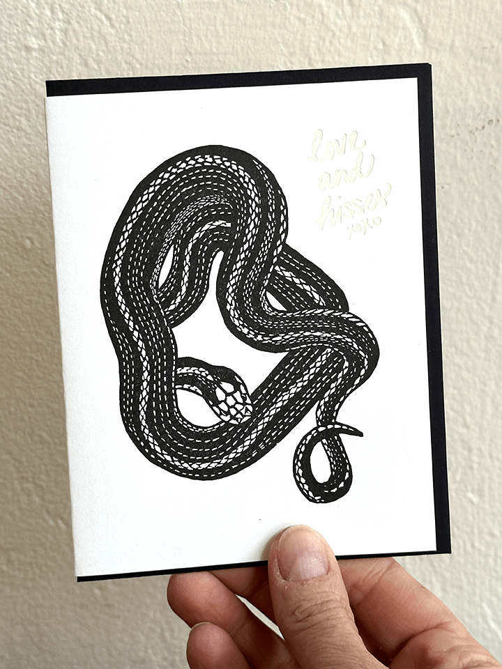 Love & Hisses Snake Card - DIGS
