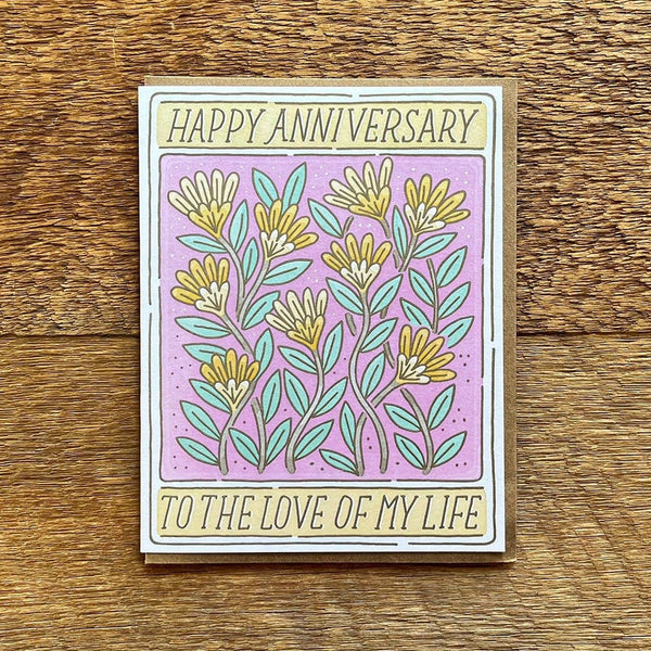Love of My Life Anniversary Card - DIGS